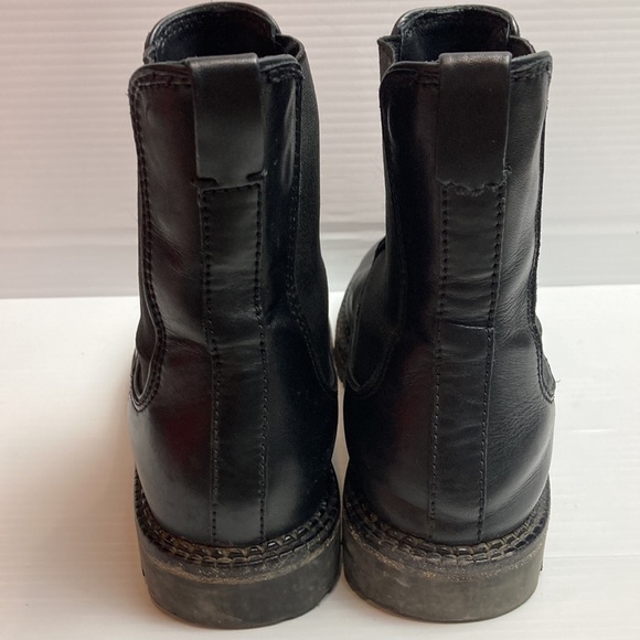 Vince Moto boot pull on grunge biker dark academia 7.5 - Picture 5 of 8